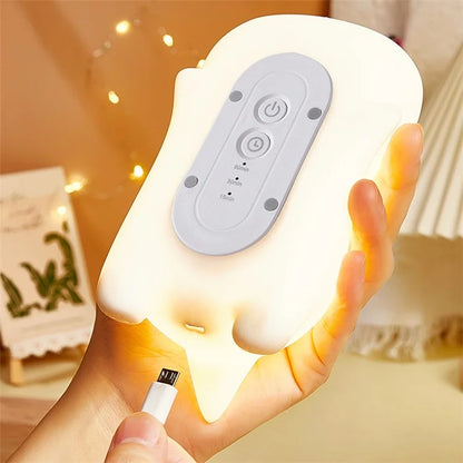 USB Charging Cute Dinosaur Bedside Touch Lamp Breastfeeding Night Light Toddler Baby Bedroom Decoration LED Light