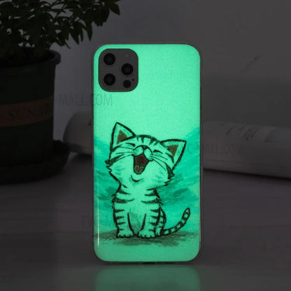 Shockproof Luminous Glow In Dark TPU Case Mobile Phone Cover Shell for iPhone 13 Pro Max 6.7 inch