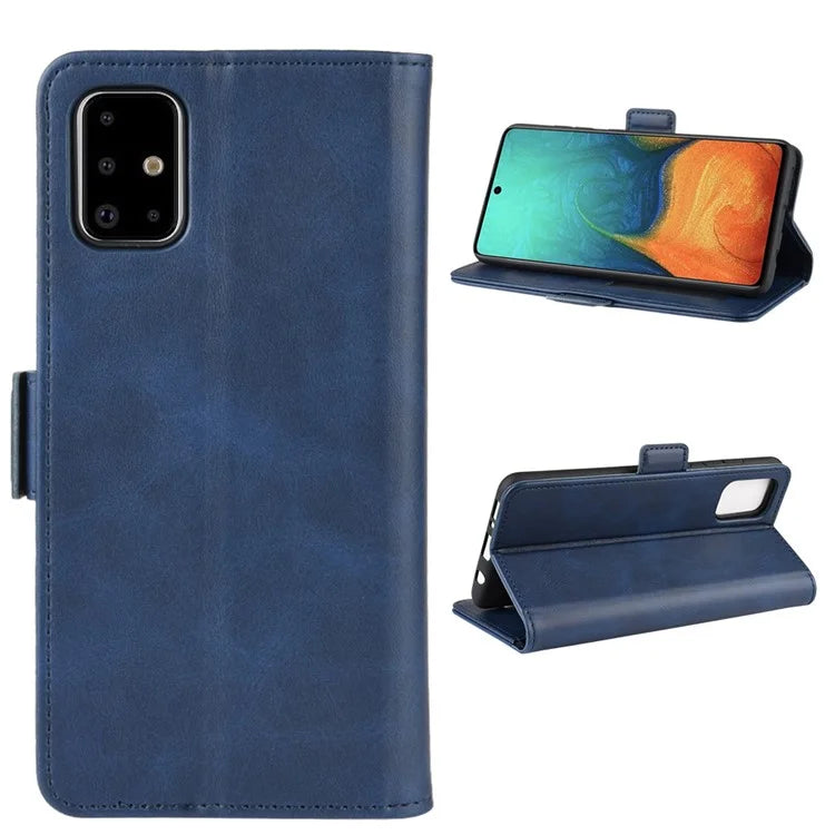 Magnetic Adsorption PU Leather Case for Samsung Galaxy A71