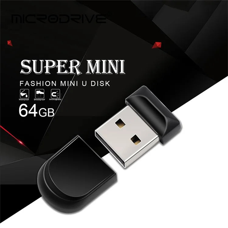 MICRODRIVE 16GB Portable Mini Plastic U-disk USB 2.0 Flash Drive for Computer Laptop