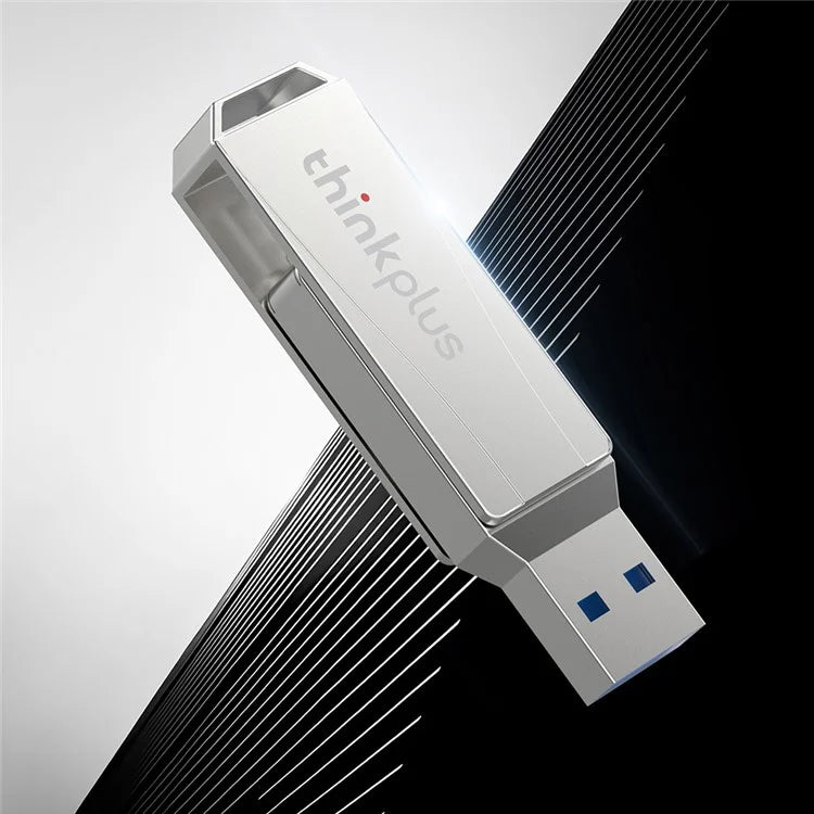 LENOVO Thinkplus MU252 256GB for iPhone 15 Series USB / Type-C Rotating Memory Stick USB-C 3.1 Flash Drive