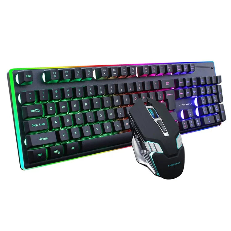 Y-FRUITFUL KM99 Backlit Bluetooth Keyboard Mouse Set for Home Office