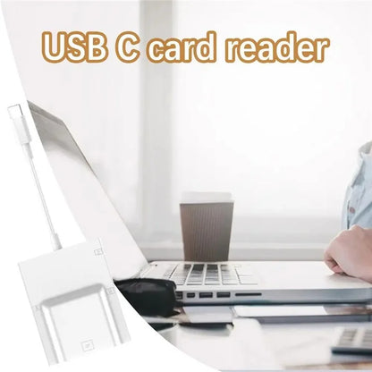 HK-3057H USB-C Card Reader Adapter 5Gbps High Speed Data Transfer Rate Converter