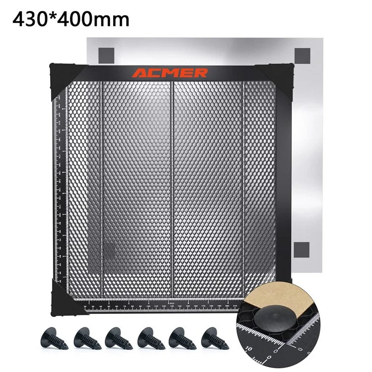 ACMER E10 430x400mm Aluminum Panel Fast Heat Dissipation Honeycomb Plate Laser Bed Working Table