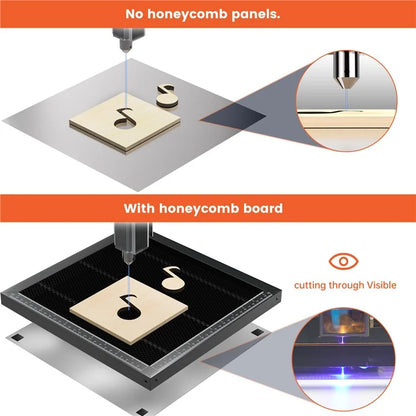 ACMER E10 430x400mm Aluminum Panel Fast Heat Dissipation Honeycomb Plate Laser Bed Working Table