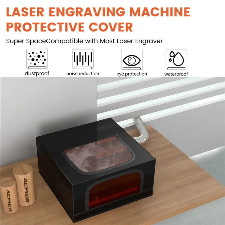 ACMER R10 Laser Engraver Enclosure Laser Cutting Machine Protective Cover