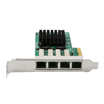 TXA103 PCI-E 4X 1G 4-Port Gigabit Bypass Power-Off Pass-Through Ethernet Adapter I350 Server Network Card