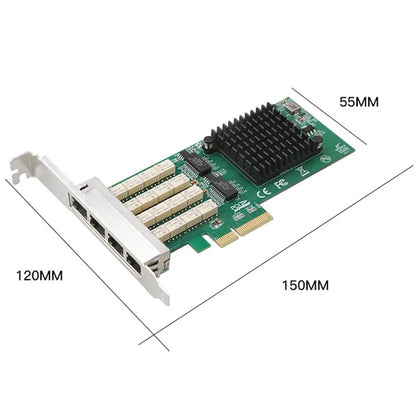 TXA103 PCI-E 4X 1G 4-Port Gigabit Bypass Power-Off Pass-Through Ethernet Adapter I350 Server Network Card