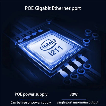 TXI053 I210 Ethernet POE Gigabit Network Card PCIe1X Industrial Camera Image Capture Power Supply