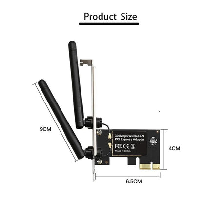 TXA081 Desktop Computer 300Mbps WiFi Card Internal Network Card WiFi Receiver