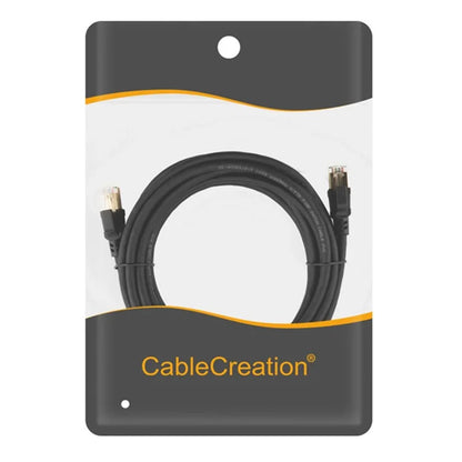 CABLECREATION CL0323 12m Cat8 Ethernet Cable 40Gbps 2000Mhz 10 Gigabit SFTP RJ45 LAN Cable