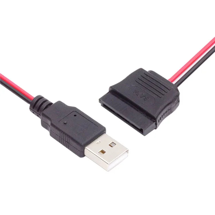 U2-070-1P DC 5V Single USB to SATA 15-Pin Power Cable for 2.5-inch SATA HDD SSD Disk Driver, 5V 2A Max