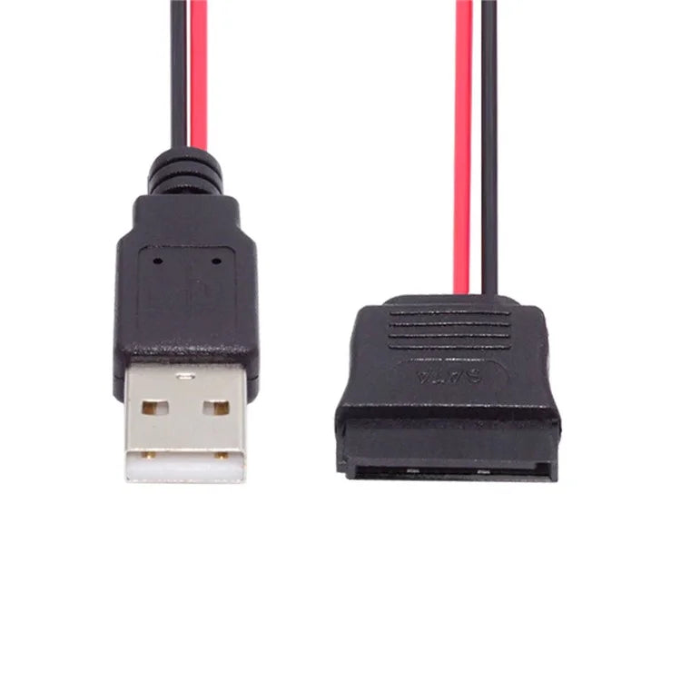 U2-070-1P DC 5V Single USB to SATA 15-Pin Power Cable for 2.5-inch SATA HDD SSD Disk Driver, 5V 2A Max