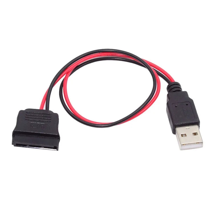 U2-070-1P DC 5V Single USB to SATA 15-Pin Power Cable for 2.5-inch SATA HDD SSD Disk Driver, 5V 2A Max