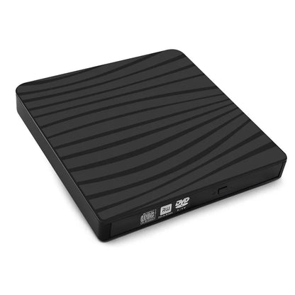 TG30N Zebra-stripe Design Laptop Computer External DVD Drive CD VCD Reader Burner with USB Cable