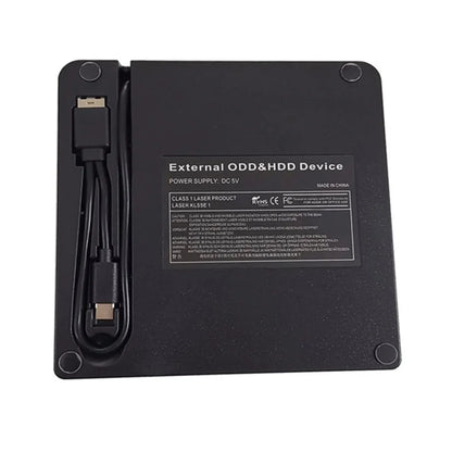 YJ895 Type-C Computer Laptop External Optical Drive Burner High Speed DVD Burner