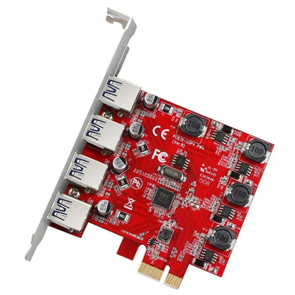 TXB006 PCI-E to 4 X USB 3.0 Adapter Card Desktop Computer Internal PCI Express Expansion Card