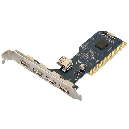 TXB045 NEC Chip PCI to 5 USB2.0 Adapter Card for Desktop PC TXIC USB2.0 Expansion Card