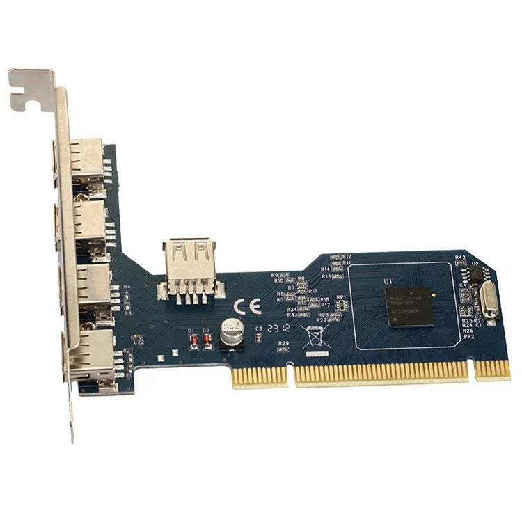 TXB045 NEC Chip PCI to 5 USB2.0 Adapter Card for Desktop PC TXIC USB2.0 Expansion Card