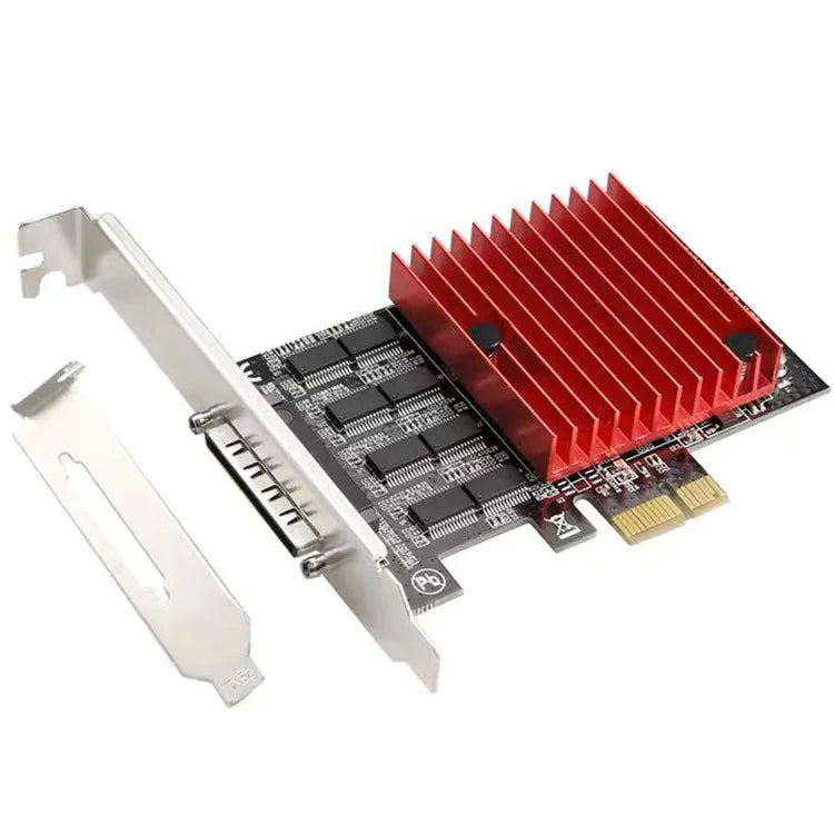 TXB107 Pcie to 8 Serial Port RS232 Expansion Card Desktop PC PCI-E Serial Port Adapter Card