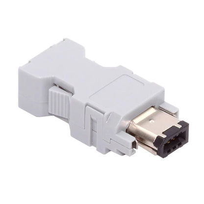 CN-010-MA SM-6P I / O Connector IEEE 1394 6Pin CN3 Plug 55100-0670 Male JZSP-CMP9-1-E Compatible with Yaskawa Panasonic Servo 54280-0609