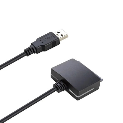 Black ABS Plastic SATA to USB 3.0 Adapter Cable for 2.5-Inch Hard Drive SSD Data Transfer