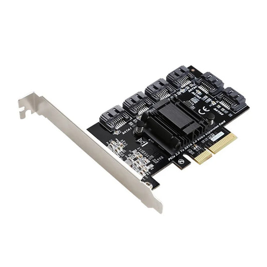 TXB119 PCI-E to 6x SATA3.0 Expansion Card Compatible with MAC / Windows / Linux / Synology