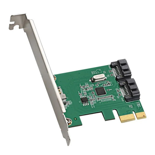 TXB169 AMS1016 Chip Adapter Card Pcie 2.0 X1 to 2-port SATA3.0 Hard Drive Expansion Card