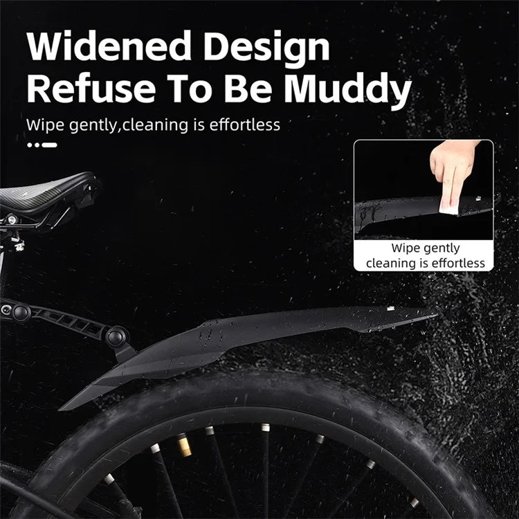 WEST BIKING YP0714026 Bike Mudguard Wheel Protector Bicycles Plastic Mud Fender