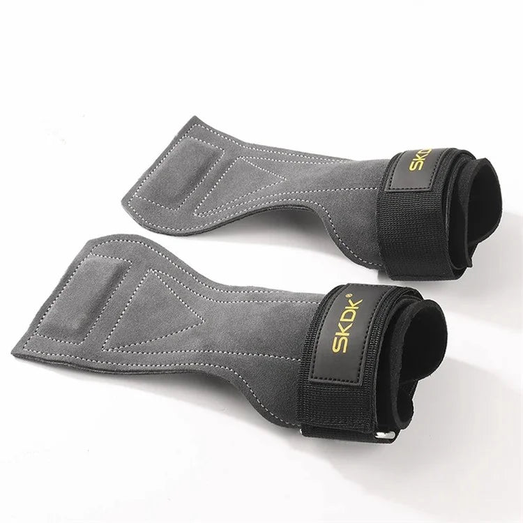 SKDK Weight Lifting Gym Hand Grips Sports Ventilated Workout Gloves Wrist Support Wraps