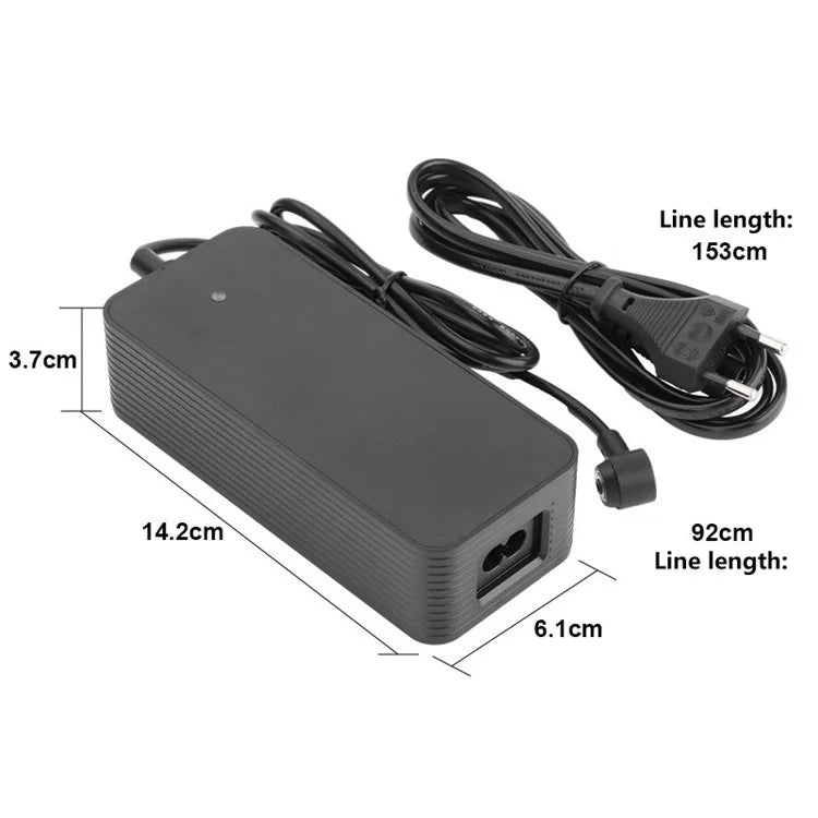 For Xiaomi Electric Scooter 4 Pro EU Plug Charger Power Supply Adapter with Power Cord