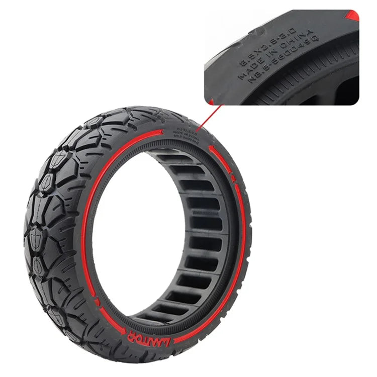 AIMITE 8.5 Inch Electric Scooter Anti-Slip Replacement Tyre 56mm Tread Grooves Off-Road Solid Tire