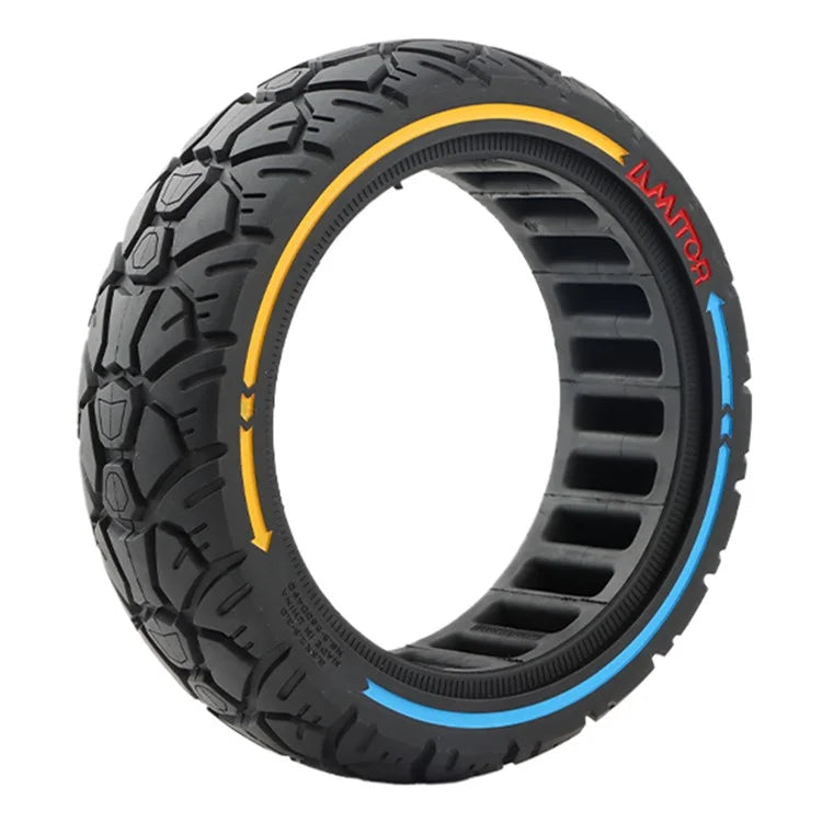 AIMITE 8.5 Inch Electric Scooter Rubber Tire Dual Color 56mm Tread Grooves Off-Road Solid Tire