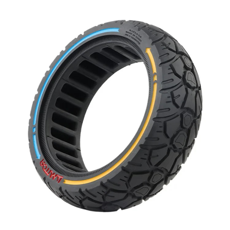 AIMITE 8.5 Inch Electric Scooter Rubber Tire Dual Color 56mm Tread Grooves Off-Road Solid Tire