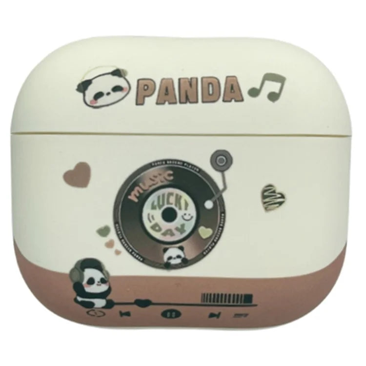 For Apple AirPods Pro Earphone Protector TPU Earphone Case Lovely Panda Earphone Shell