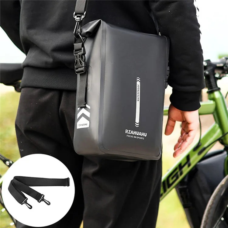 RZAHUAHU Long-Distance Cycling 6L Storage Bag Waterproof Bike Bag with Shoulder Strap