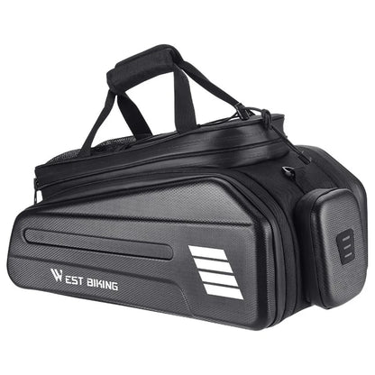 WEST BIKING YP0707342 Multifunctional Tail Bag Waterproof E-Bike Trunk Bag Reflective Pannier Bag