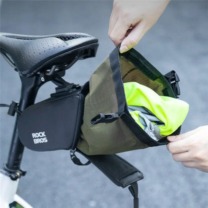 ROCKBROS C54 Bike Saddle Bag Waterproof Bicycle Tail Bag with Waterproof Liner Bag