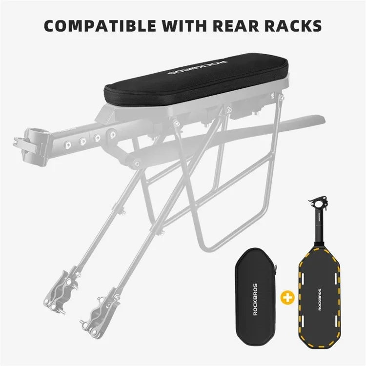 ROCKBROS D83 Bicycle Rear Rack Capacity Expandable Bike Pannier Pack Cycling Tools Storage Bag