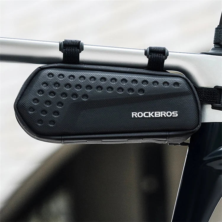 ROCKBROS 30130050001 0.8L Bicycle Saddle Bag with Mudguard Bike Seatpost Rear Storage Pouch