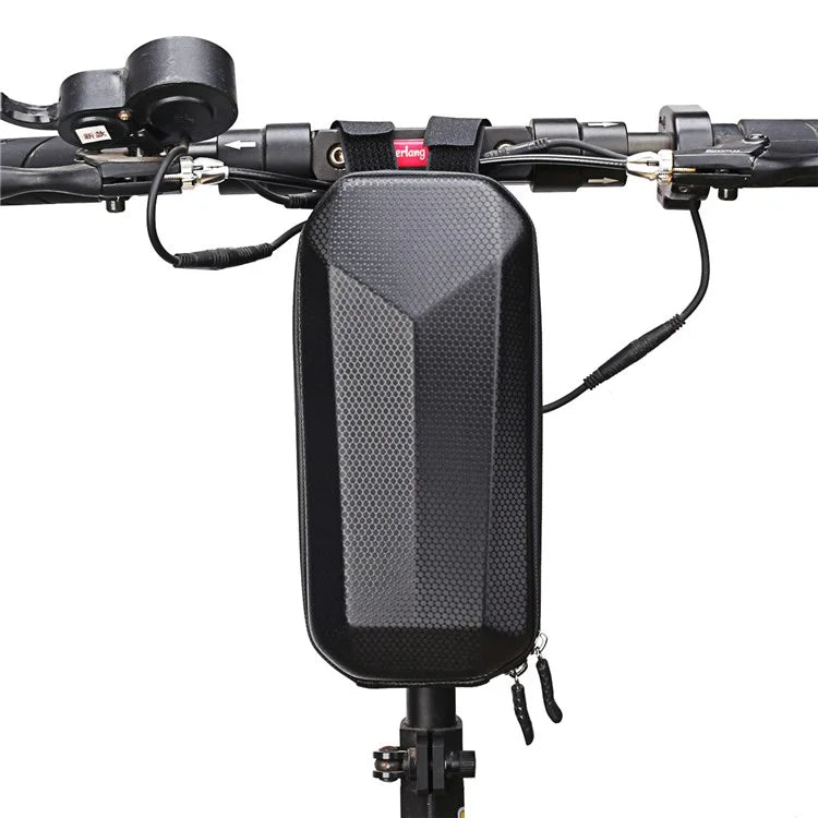 RZAHUAHU YA303X Waterproof Hard Shell EVA Handlebar Bag for Electric Scooter Bicycle