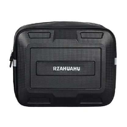 RZAHUAHU 7L Electric Bicycle Rear Bag Waterproof Hard Shell Storage Bag, Size S