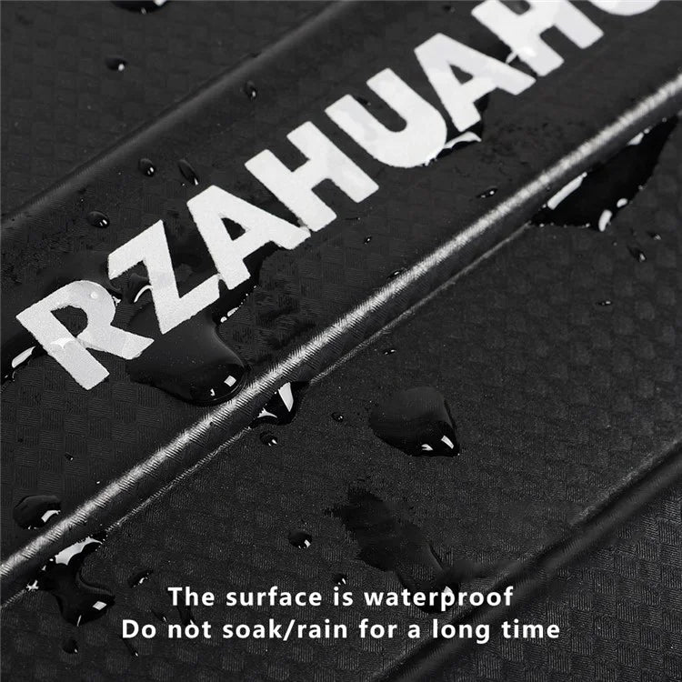 RZAHUAHU 7L Electric Bicycle Rear Bag Waterproof Hard Shell Storage Bag, Size S