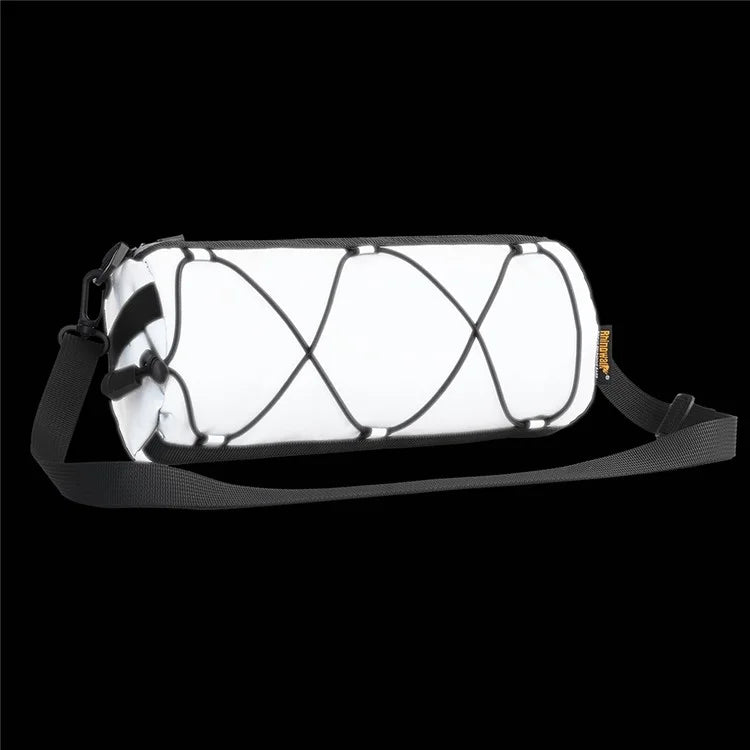 RHINOWALK RK9103 Reflective Polyester+PU Bicycle Handlebar Bag with Shoulder Strap