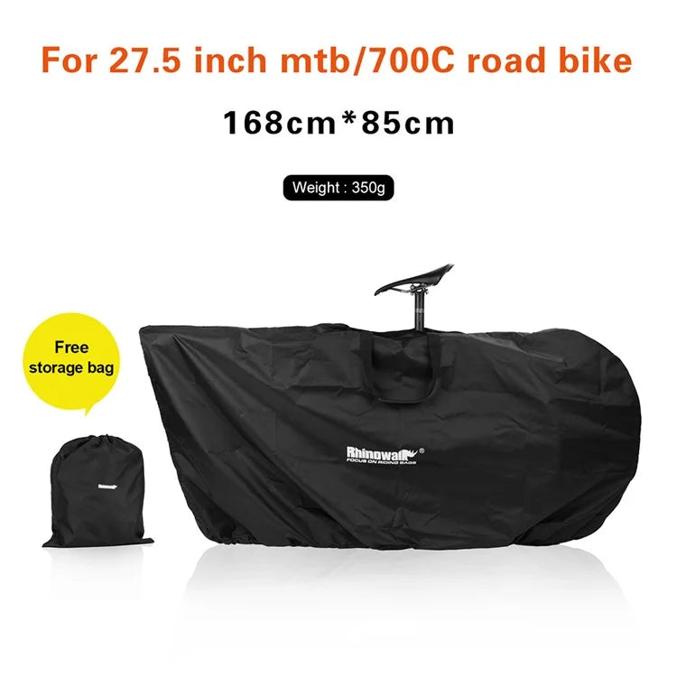 RHINOWALK RM262 Storage Bag for 27.5-inch MTB / 700C Road Bike Lightweight Carrying Pouch