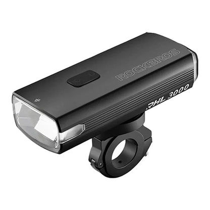 ROCKBROS RHL3000 Bicycle Front Light with High and Low Beam Multiple Modes Bike Headlight, Intelligent Temperature Control