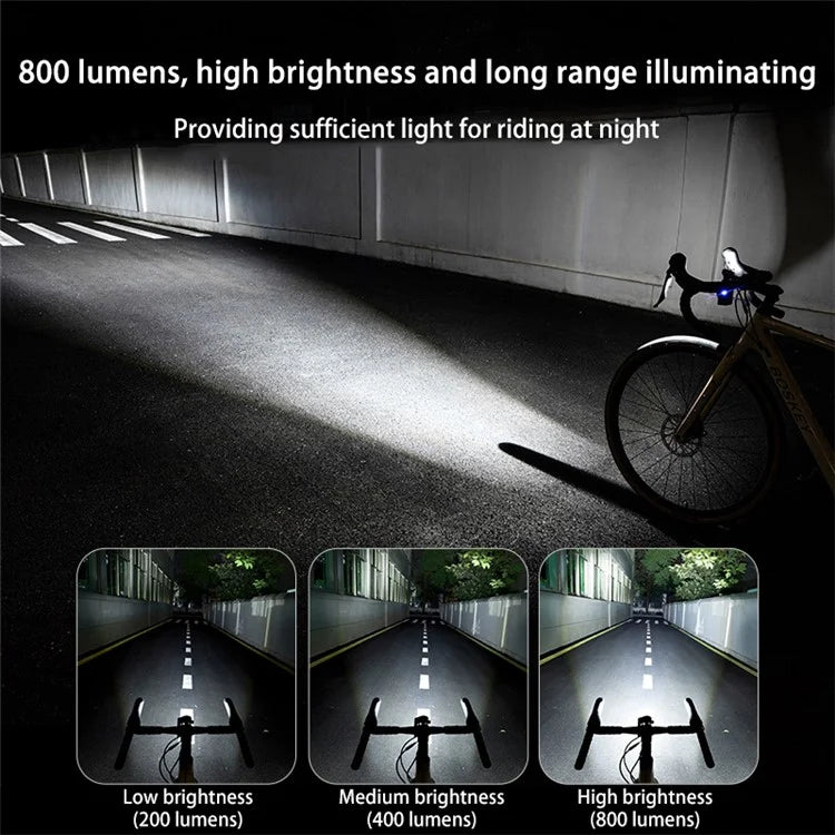 ROCKBROS MARS-800 Bicycle Light 800LM Hoisting Front Lamp Mountain Road Bike Night Riding Equipment