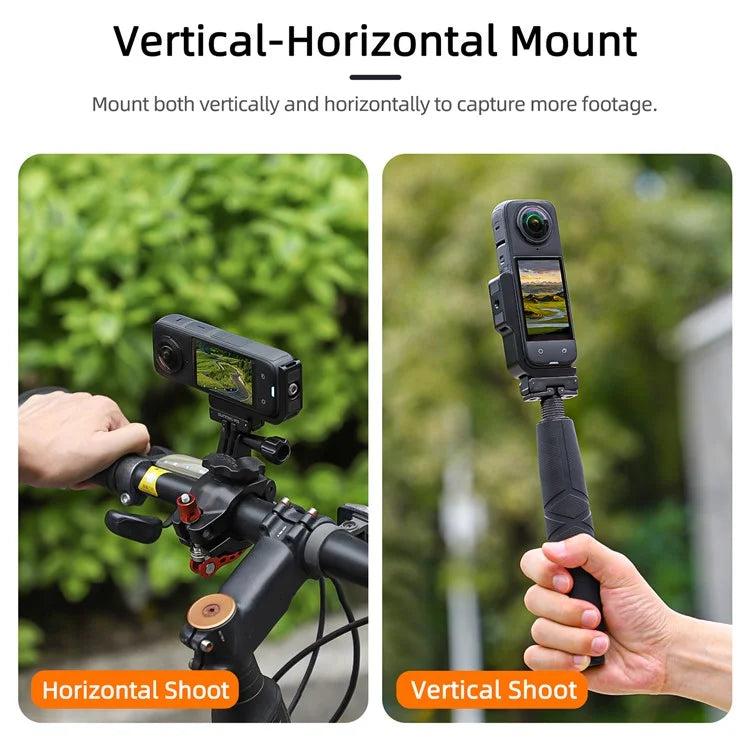 SUNNYLIFE X4-ZJ826 For Insta360 X4 L-Shaped Horizontal and Vertical Shooting Mount Bracket Stand Holder