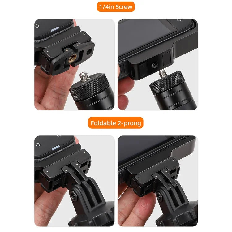 SUNNYLIFE X4-ZJ826 For Insta360 X4 L-Shaped Horizontal and Vertical Shooting Mount Bracket Stand Holder