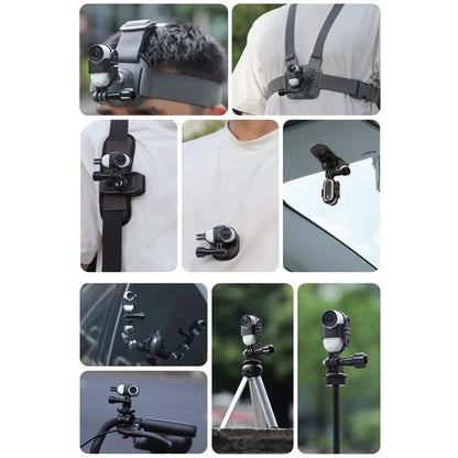 SUNNYLIFE G3S-ZJ843 For Insta360 GO 3S / GO 3 Vertical Horizontal Shooting Bracket Plastic Mount Adapter